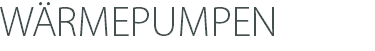 WÄRMEPUMPEN