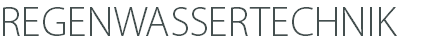 REGENWASSERTECHNIK