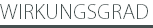 WIRKUNGSGRAD
